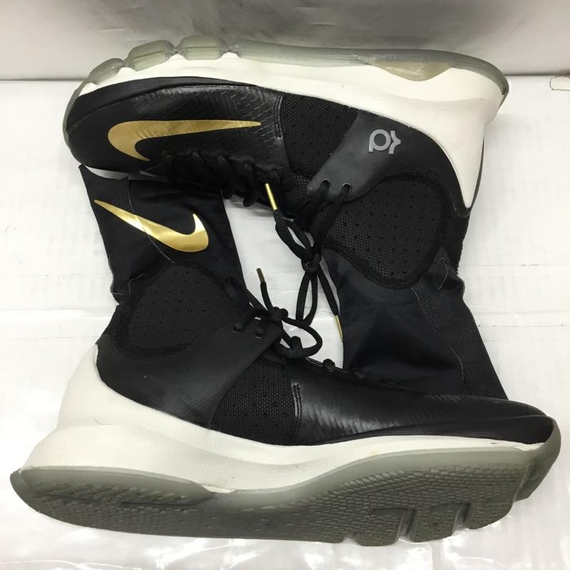 ナイキ NIKE スニーカー スニーカー 835615-071 KD 8 ELITE EP 28.5cm 箱有 ケビンデュライト 28.5cm ワンポイント 黒 / ブラック / X 金 / ゴールド /  メンズ USED 古着 中古 10107871