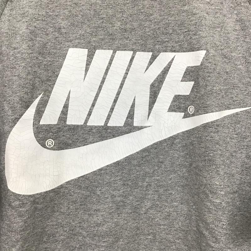 ナイキ NIKE カットソー 半袖 半袖カットソー スウェット XL ロゴ、文字 灰 / グレー /  メンズ USED 古着 中古 10150747