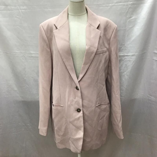 ザラ ZARA ジャケット、上着 ジャケット、ブレザー 長袖ジャケット カジュアルジャケット アウター オーバーサイズ XS 無地 桃 / ピンク /  レディース USED 古着 中古 10118559