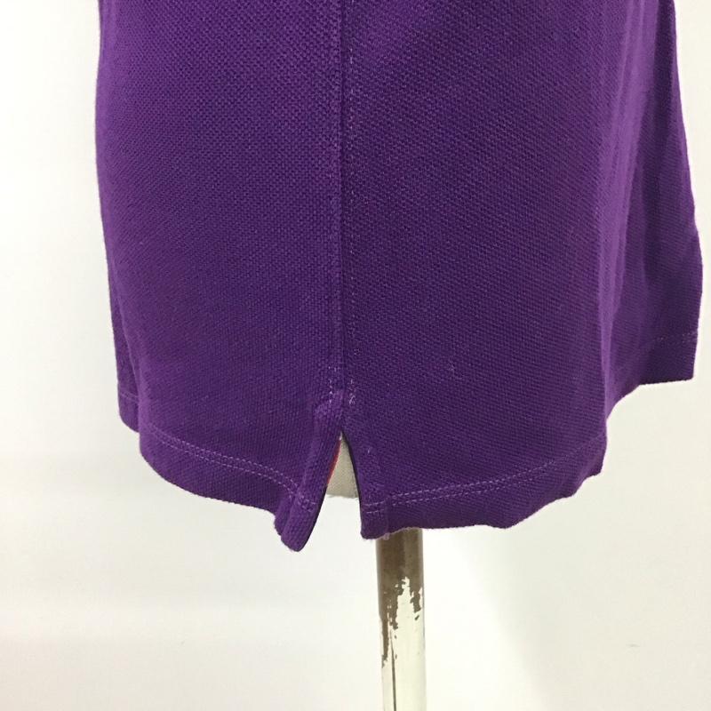 ポロジーンズカンパニー POLO JEANS COMPANY ポロシャツ 半袖 半袖ポロシャツ 半袖カットソー カラーシャツ M ロゴ、文字 紫 / パープル /  レディース USED 古着 中古 10115921