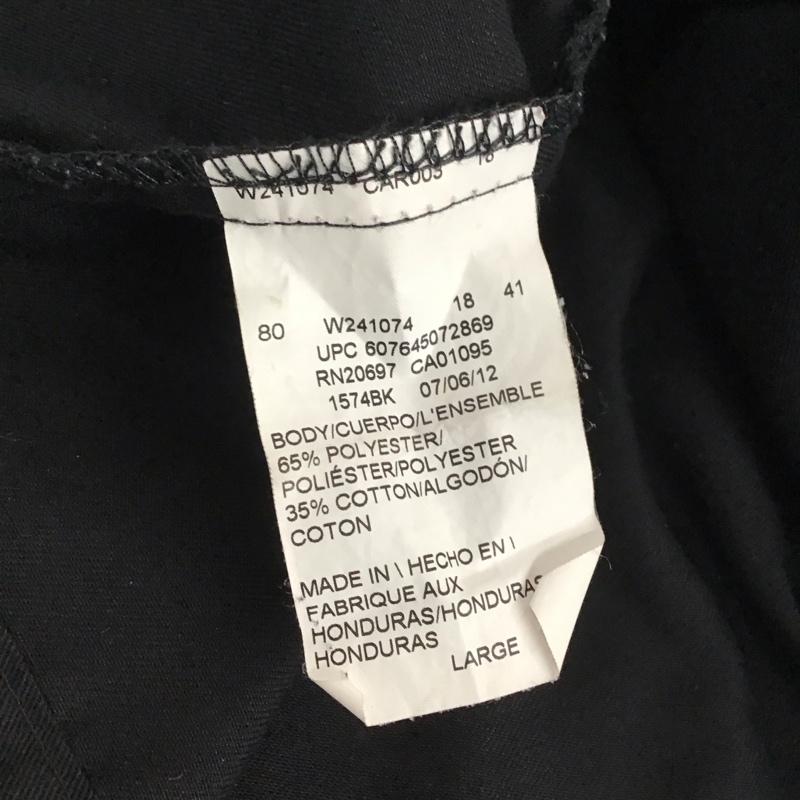 ディッキーズ Dickies シャツ、ブラウス 半袖 半袖シャツ カラーシャツ 半袖カットソー 無地シャツ L 無地 黒 / ブラック /  メンズ USED 古着 中古 10113022