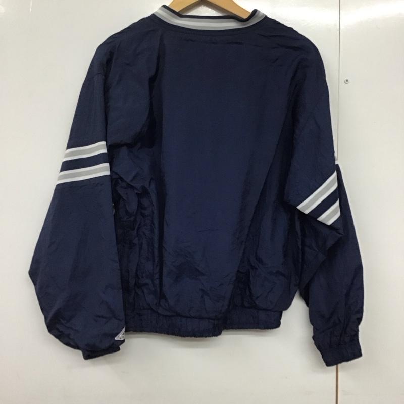 ナショナルフットボールリーグ NFL トレーナー 長袖 COWBOYS オーバージャケット Vネック L ロゴ、文字 紺 / ネイビー /  レディース USED 古着 中古 10141970