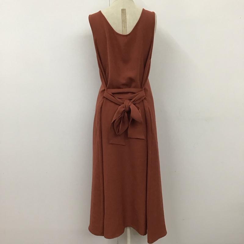 ムルーア MURUA ワンピース ロングスカート 011930300401-01 ロングジレワンピース FREE 無地 桃 / ピンク /  レディース USED 古着 中古 10113077