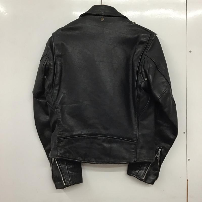 ショット Shott ジャケット、上着 ライダース 36 無地 黒 / ブラック /  メンズ USED 古着 中古 10140329