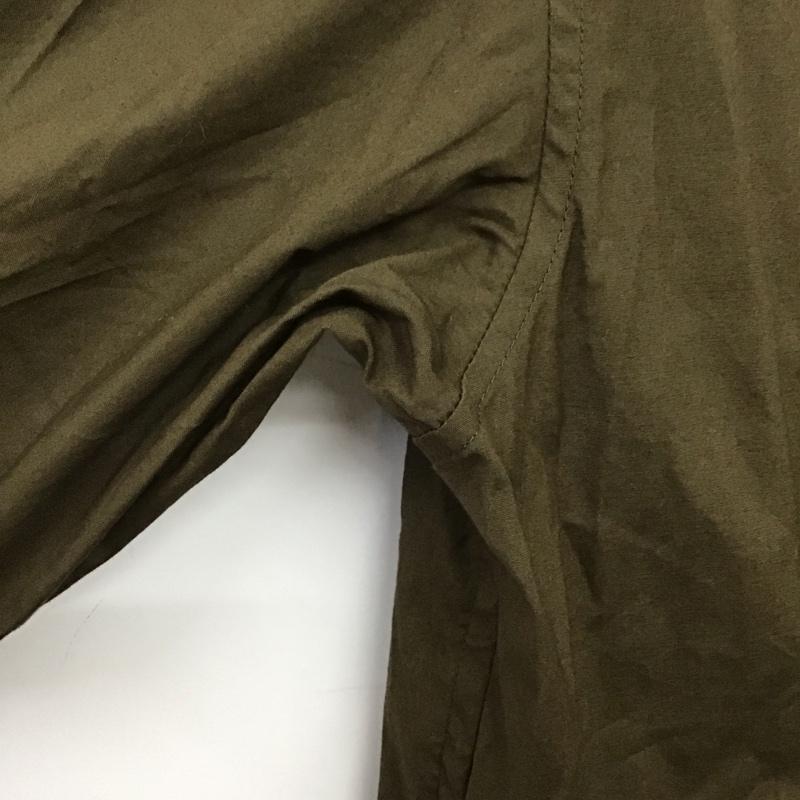 ユニクロ UNIQLO シャツ、ブラウス 長袖 331-446428 長袖シャツ カラーシャツ M 無地 カーキ / カーキ /  メンズ USED 古着 中古 10140539