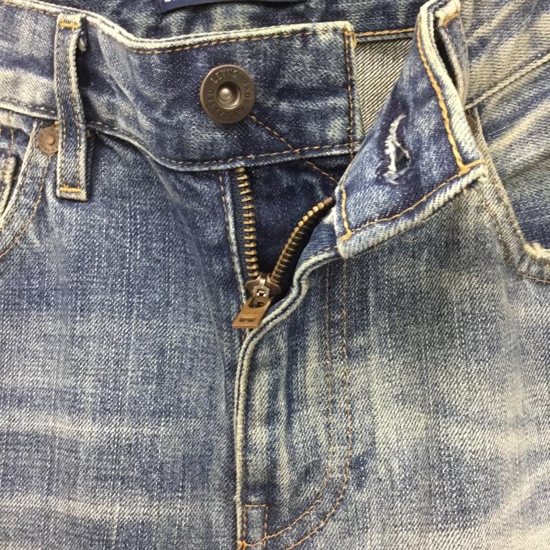リーバイスメイドアンドクラフテッド Levi s Made & Crafted パンツ デニム、ジーンズ デニムパンツ スリムパンツ ダメージパンツ ジーンズ 30インチ ダメージ加工 インディゴ / インディゴ /  メンズ USED 古着 中古 10116670