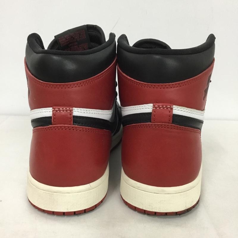 ナイキ NIKE スニーカー スニーカー DZ5485-106 AIR JORDAN 1 RETRO HIGH OG 28cm 箱有 28.0cm ロゴ、文字 黒 / ブラック / X 白 / ホワイト / X 赤 / レッド /  メンズ USED 古着 中古 10142826