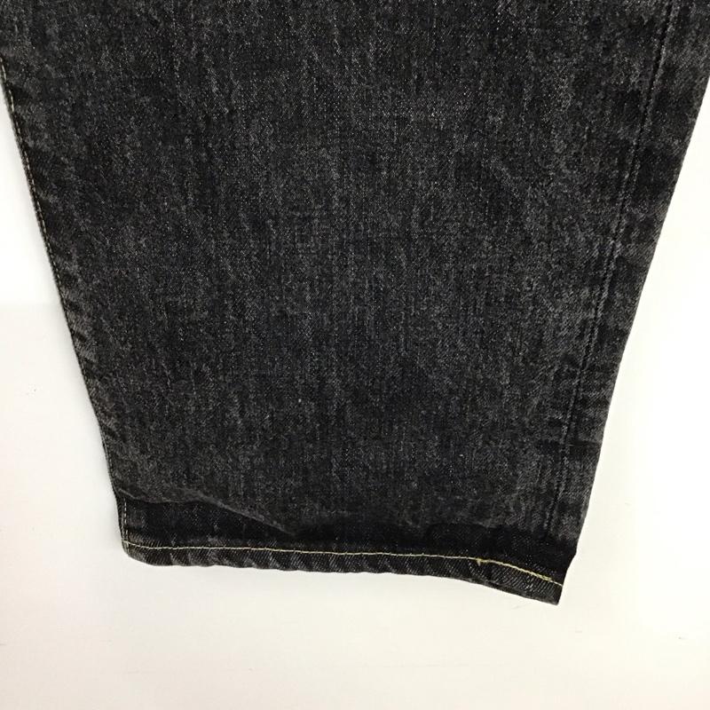 アベイシングエイプ A BATHING APE パンツ デニム、ジーンズ 001DPE801006X TYPE-05 SLIM TAPER 2XL ロゴ、文字 黒 / ブラック /  メンズ USED 古着 中古 10120184