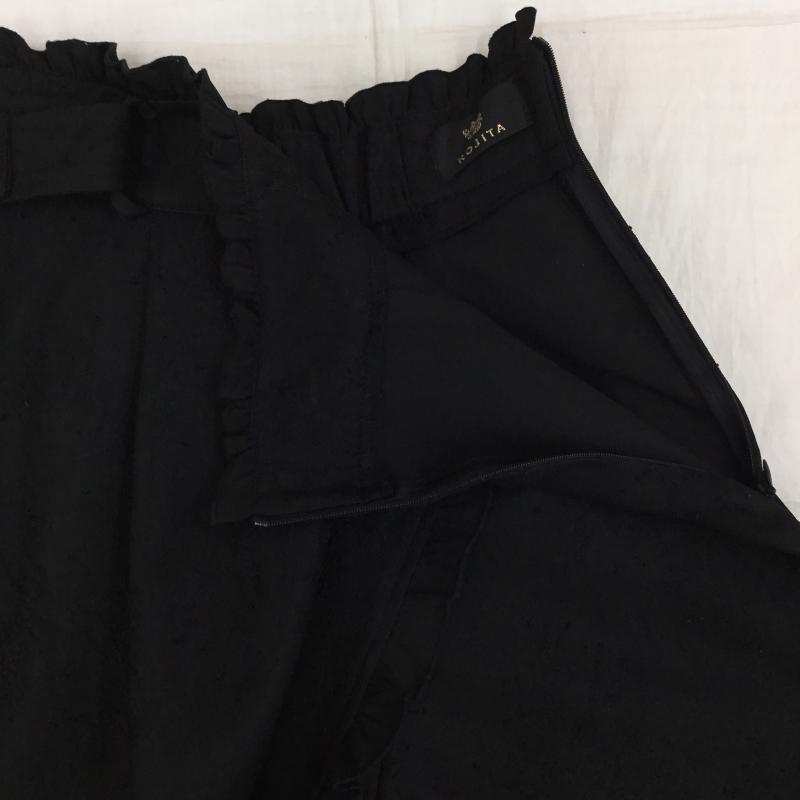 ロジータ ROJITA パンツ キュロット FREE レース柄 黒 / ブラック /  レディース USED 古着 中古 10139915