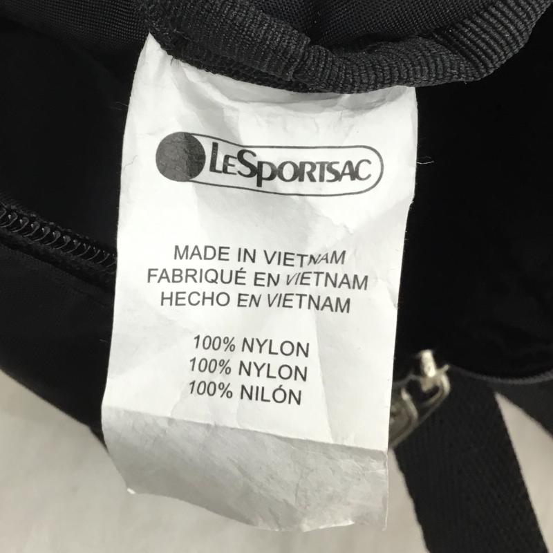 レスポートサック LeSportsac ショルダーバッグ ショルダーバッグ ロゴ、文字 黒 / ブラック /  レディース USED 古着 中古 10135112