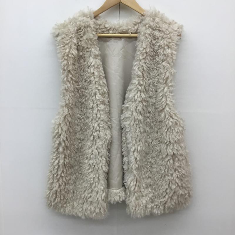 アースミュージックアンドエコロジー earth music&ecology ベスト ベスト FREE 無地 ベージュ / ベージュ /  レディース USED 古着 中古 10141166