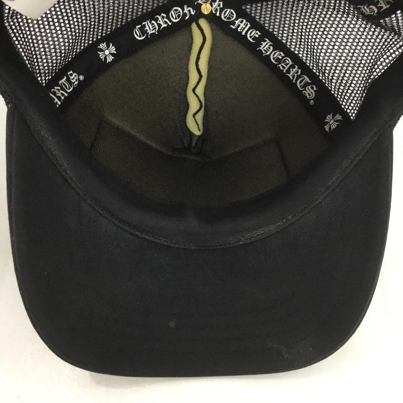 クロムハーツ CHROME HEARTS 帽子 キャップ 304112505 メッシュキャップ ロゴ、文字 黒 / ブラック /  メンズ USED 古着 中古 10137435