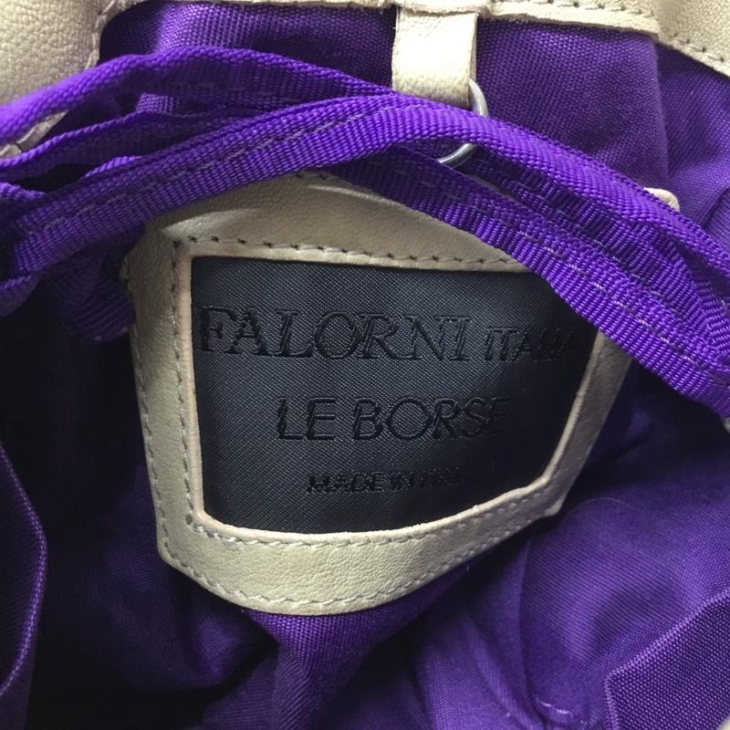 ファロルニ falorni ハンドバッグ ハンドバッグ 持ち手メッシュ 無地 ベージュ / ベージュ /  レディース USED 古着 中古 10110646