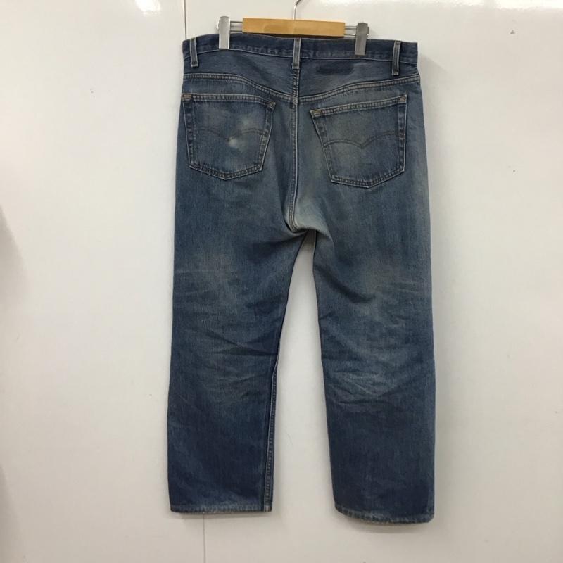 リーバイス Levi s パンツ デニム、ジーンズ デニムパンツ ストレートパンツ ワイドパンツ カジュアルパンツ 38 無地 インディゴ / インディゴ /  メンズ USED 古着 中古 10121032