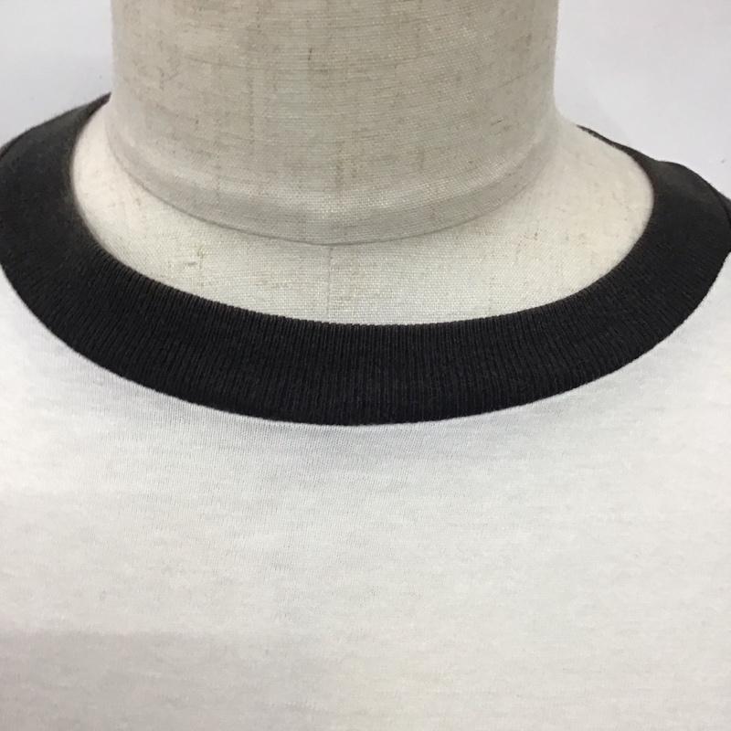 クリームソーダ CREAMSODA Tシャツ 長袖 40周年 S プリント X ロゴ、文字 白 / ホワイト / X 黒 / ブラック /  メンズ USED 古着 中古 10119871