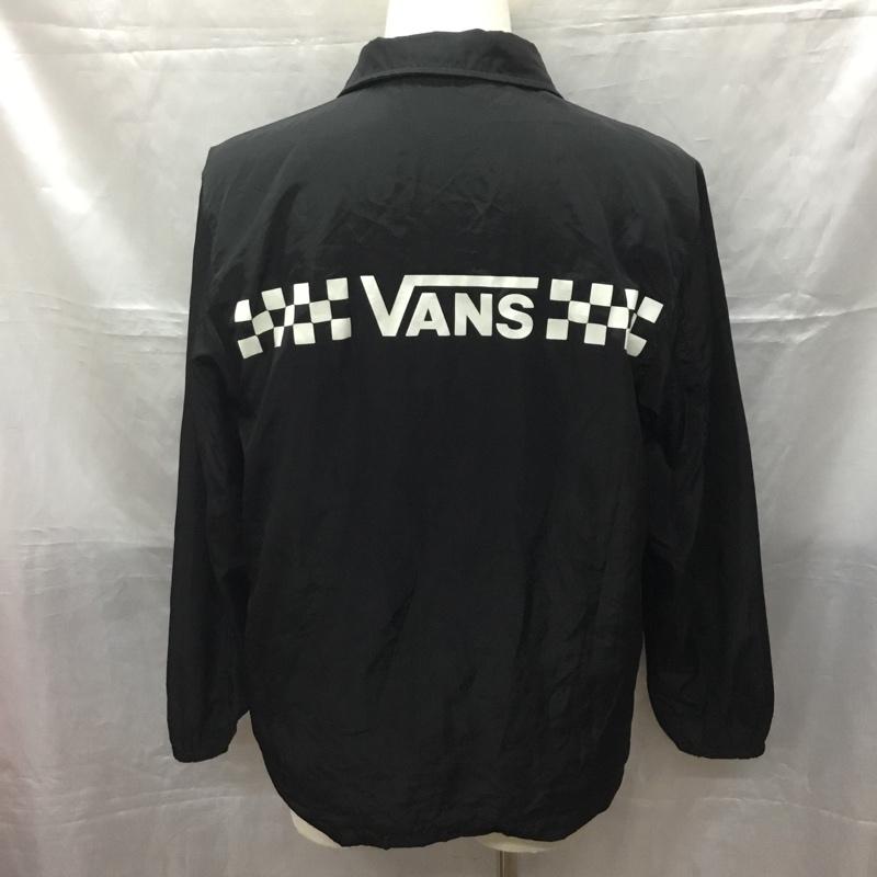 バンズ VANS ジャケット、上着 ジャケット、ブレザー va19ss-mj50lb コーチジャケット 裏地ボア カラージャケット M ロゴ、文字 黒 / ブラック /  メンズ USED 古着 中古 10114059