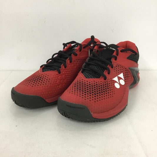 ヨネックス YONEX スニーカー スニーカー SHTE2MGC テニスシューズ パワークッションエクリプション2 27cm 27.0cm ロゴ、文字 赤 / レッド / X 黒 / ブラック /  メンズ USED 古着 中古 10142467
