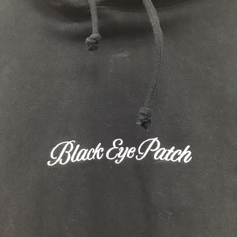 ブラックアイパッチ Black eye patch パーカー 長袖 長袖パーカー プルオーバーパーカー スウェット XL ロゴ、文字 黒 / ブラック /  メンズ USED 古着 中古 10143363