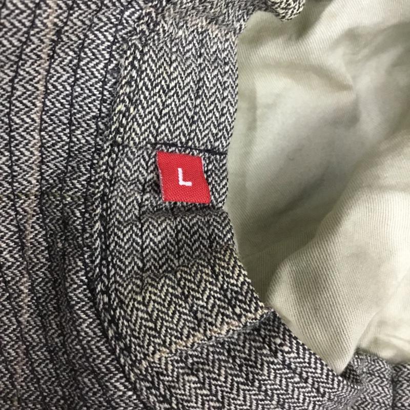 シュプリーム Supreme 帽子 ハット ヘリンボーン ロゴ、文字 黒 / ブラック / X 茶 / ブラウン /  メンズ USED 古着 中古 10146076