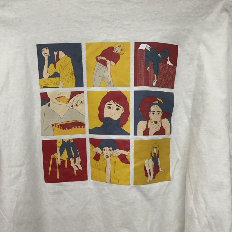 フリークスストア FREAK S STORE Tシャツ 半袖 半袖カットソー プリントTシャツ クルーネックカットソー XL プリント 白 / ホワイト /  メンズ USED 古着 中古 10146718
