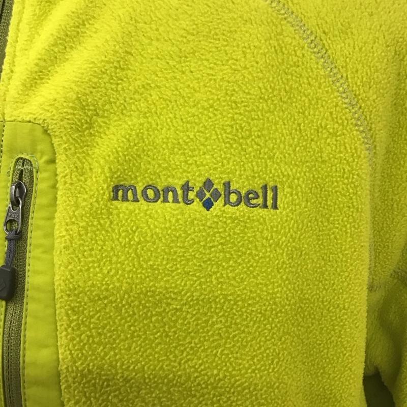 モンベル mont-bell ジャケット、上着 ジャンパー、ブルゾン フリースジャケット 1106523 M 無地 黄緑 / イエローグリーン /  メンズ USED 古着 中古 10109867