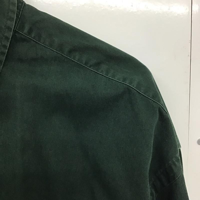 ラルフローレン RALPHLAUREN シャツ、ブラウス 長袖 長袖シャツ 無地シャツ カラーシャツ ボタンダウンシャツ XL ロゴ、文字 緑 / グリーン /  メンズ USED 古着 中古 10142598