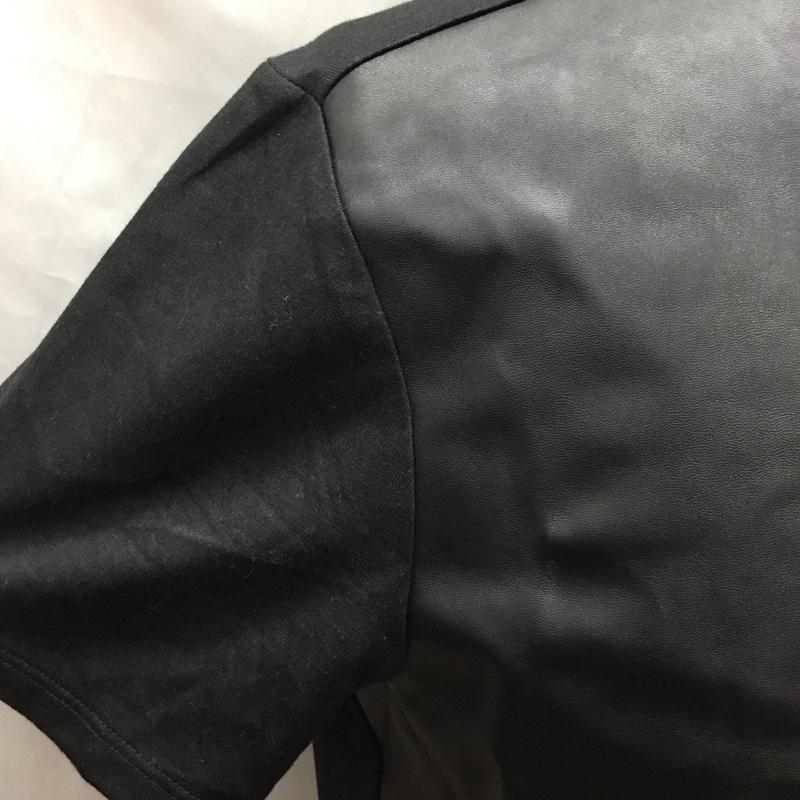 ゲス Guess Tシャツ 半袖 半袖カットソー 無地Tシャツ クルーネックカットソー S 無地 黒 / ブラック /  メンズ USED 古着 中古 10118727