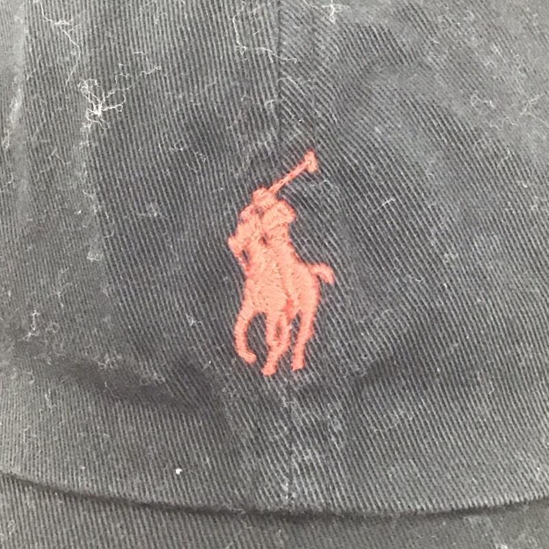 ラルフローレン RALPHLAUREN 帽子 キャップ ワンポイント 黒 / ブラック /  レディース USED 古着 中古 10139357