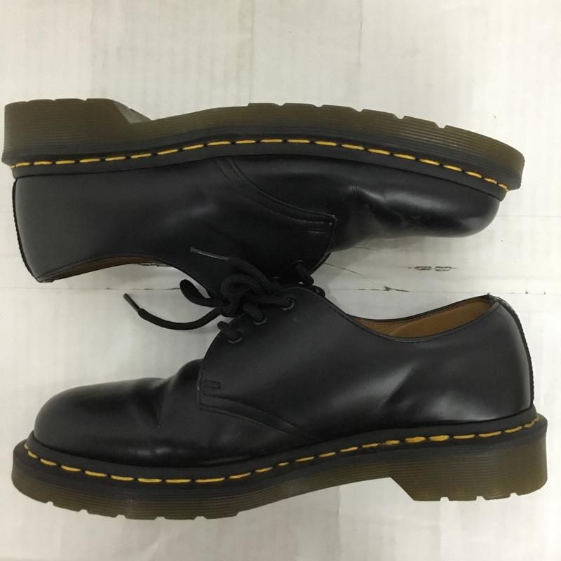 ドクターマーチン Dr.Martens 革靴 革靴 1461 59 3ホール UK7 US：8 無地 黒 / ブラック /  メンズ USED 古着 中古 10123651