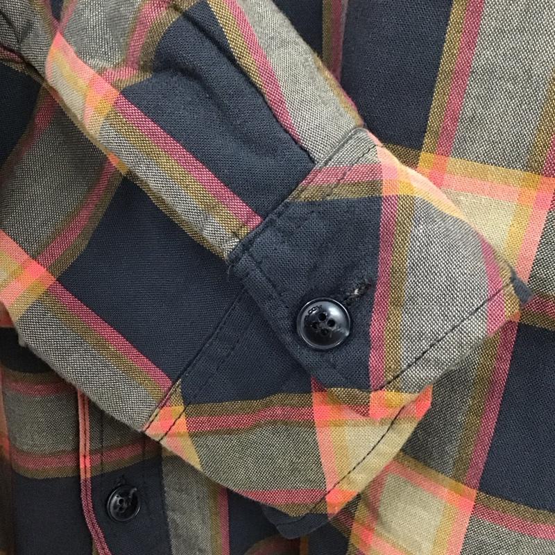 ボルコム VOLCOM シャツ、ブラウス 長袖 長袖シャツ チェックシャツ カラーシャツ L チェック マルチカラー / マルチカラー /  メンズ USED 古着 中古 10131501