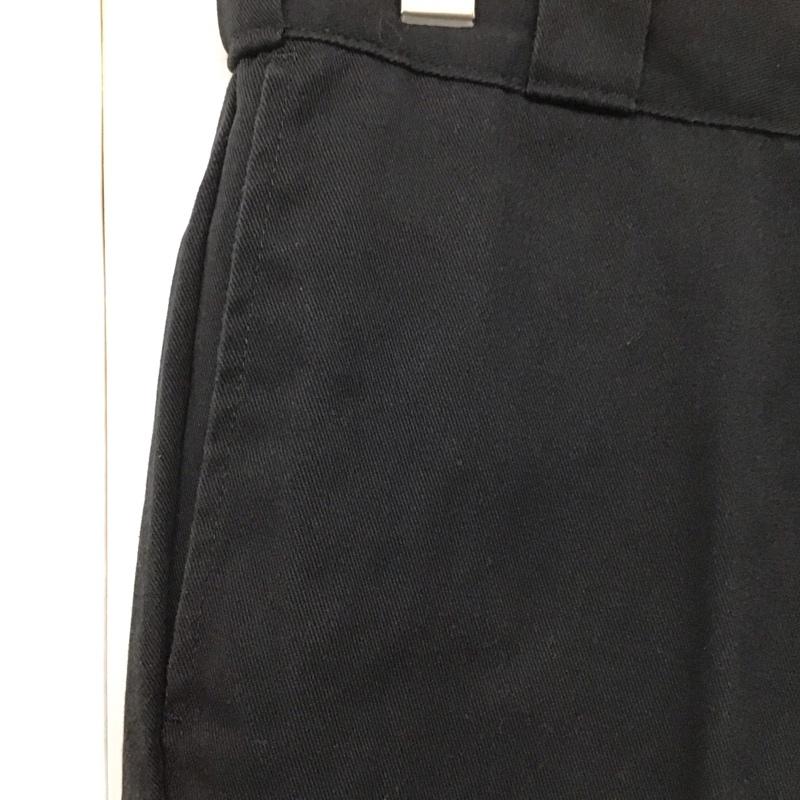ディッキーズ Dickies パンツ チノパン 874BK ORIGINAL FIT 32×30 ワークパンツ 32インチ ロゴ、文字 黒 / ブラック /  メンズ USED 古着 中古 10112931