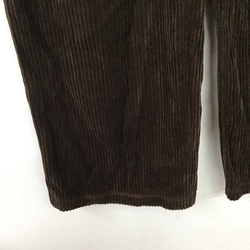 フリークスストア FREAK S STORE ボトムス ボトムス カット コーデュロイ ワイド ストレート パンツ 1349248900099 S 無地 茶 / ブラウン /  レディース USED 古着 中古 10141576
