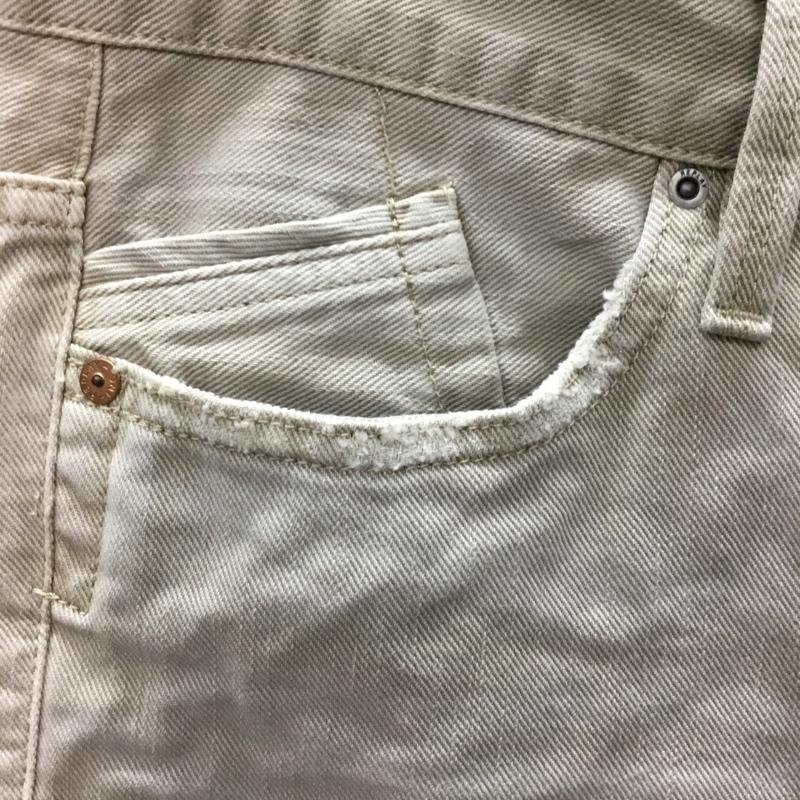 リプレイ REPLAY パンツ デニム、ジーンズ デニムジーンズ スリムパンツ ストレートパンツ 31インチ 無地 ベージュ / ベージュ /  メンズ USED 古着 中古 10114052