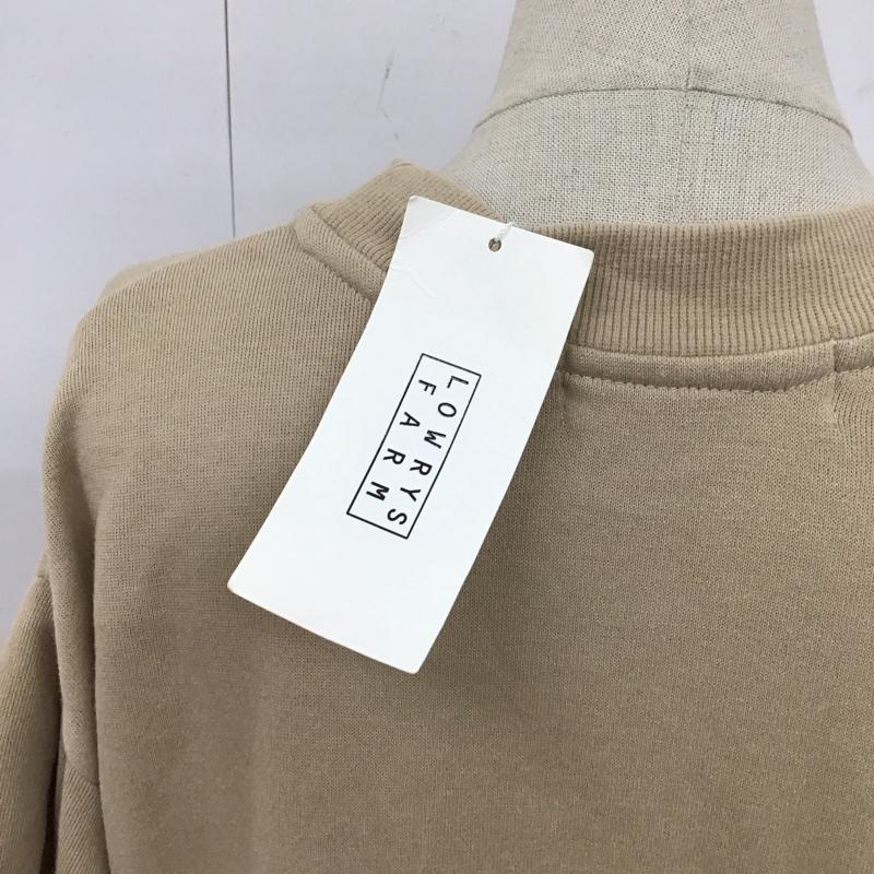 ローリーズファーム LOWRYS FARM ワンピース ロングスカート タグ付 マーメイドワンピース M 無地 ベージュ / ベージュ /  レディース USED 古着 中古 10121736