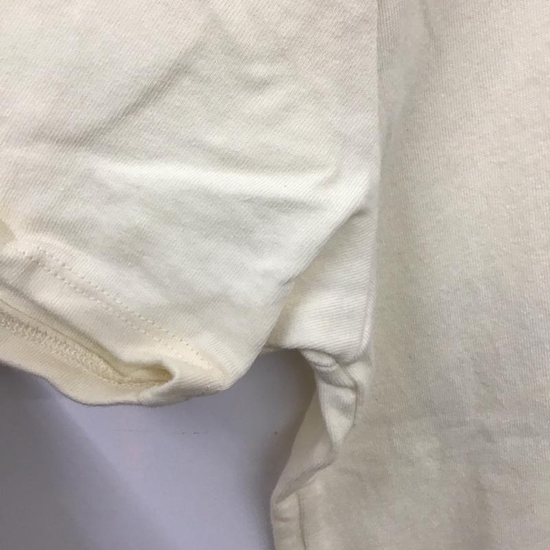 エッセンシャルズ ESSENTIALS Tシャツ 半袖 M ロゴ、文字 アイボリー / アイボリー /  メンズ USED 古着 中古 10128689