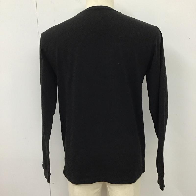 ステューシー STUSSY カットソー 長袖 長袖カットソー クルーネックカットソー ロングスリーブカットソー プリントTシャツ M プリント 黒 / ブラック /  メンズ USED 古着 中古 10119959