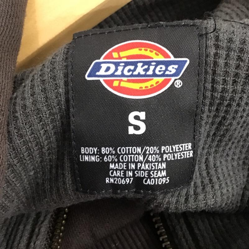ディッキーズ Dickies パーカー 長袖 ジップアップパーカー 長袖パーカー カジュアルジャケット S 無地 茶 / ブラウン /  メンズ USED 古着 中古 10141422