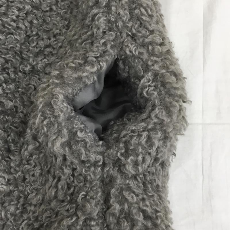 ココ ディール COCO DEAL ジャケット、上着 ジャケット、ブレザー ボア　ベスト 2 無地 灰 / グレー /  レディース USED 古着 中古 10140446