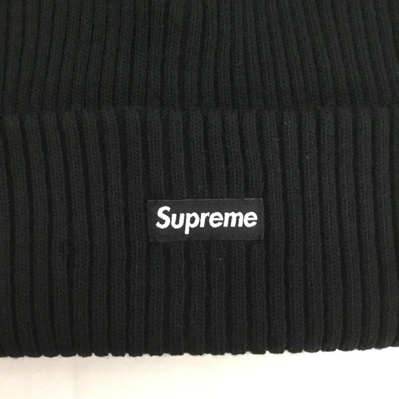 シュプリーム Supreme 帽子 ニット帽 Wide Rib Beanie ビーニー タグ付き FREE ロゴ、文字 黒 / ブラック /  メンズ USED 古着 中古 10128795