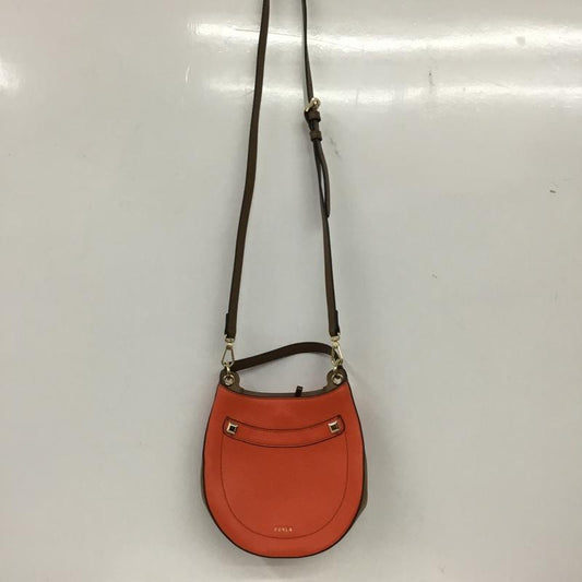 フルラ FURLA ショルダーバッグ ショルダーバッグ WB00634 2WAY アフロディーテ スタッズ ロゴ、文字 茶 / ブラウン / X 橙 / オレンジ /  レディース USED 古着 中古 10136348