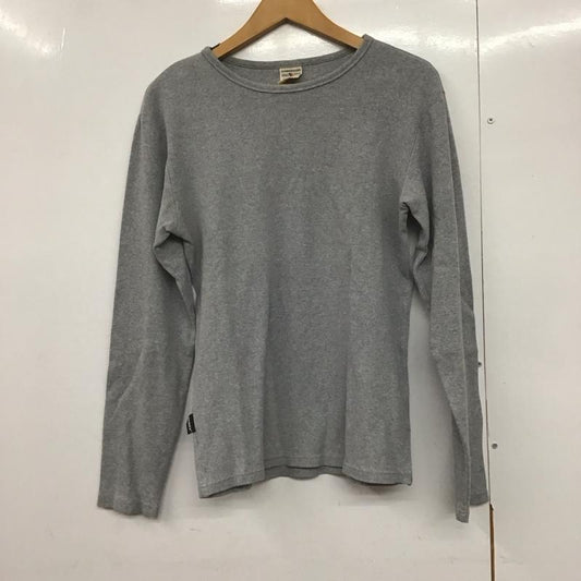アヴィレックス AVIREX カットソー 長袖 長袖カットソー 無地カットソー クルーネック M 無地 灰 / グレー /  メンズ USED 古着 中古 10143477