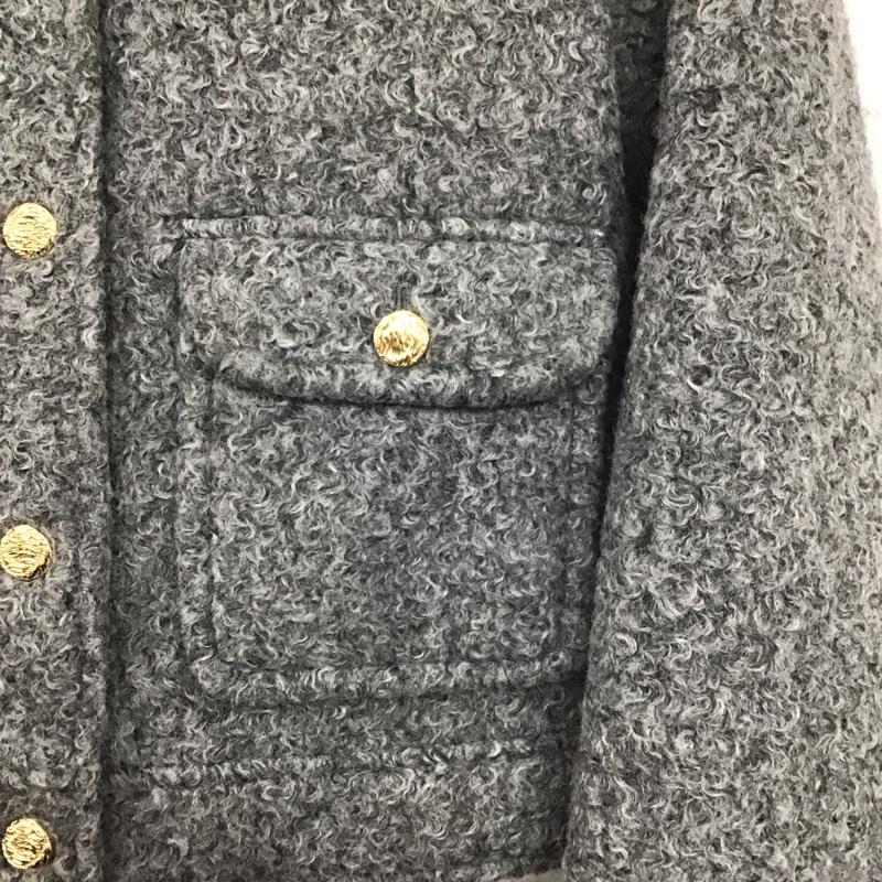 ザラ ZARA ジャケット、上着 ジャケット、ブレザー M 無地 灰 / グレー /  レディース USED 古着 中古 10139858