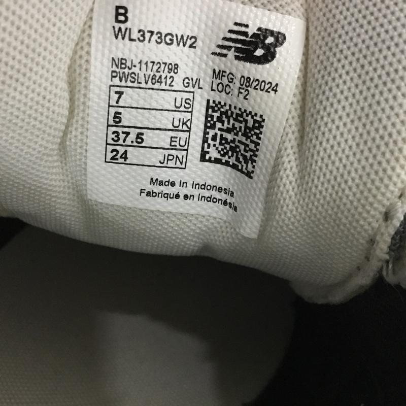 ニューバランス New Balance スニーカー スニーカー WL373GW2 24cm 24.0cm ロゴ、文字 灰 / グレー /  レディース USED 古着 中古 10149845