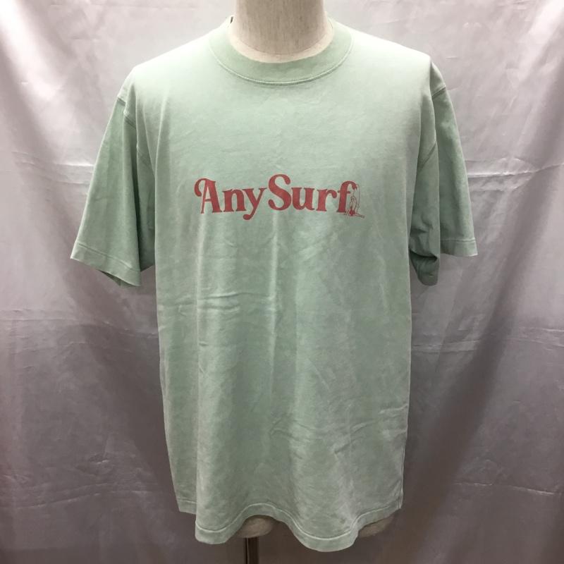 ベイフロー BAYFLOW Tシャツ 半袖 半袖カットソー プリントTシャツ クルーネックカットソー 3 プリント 緑 / グリーン /  メンズ USED 古着 中古 10114145