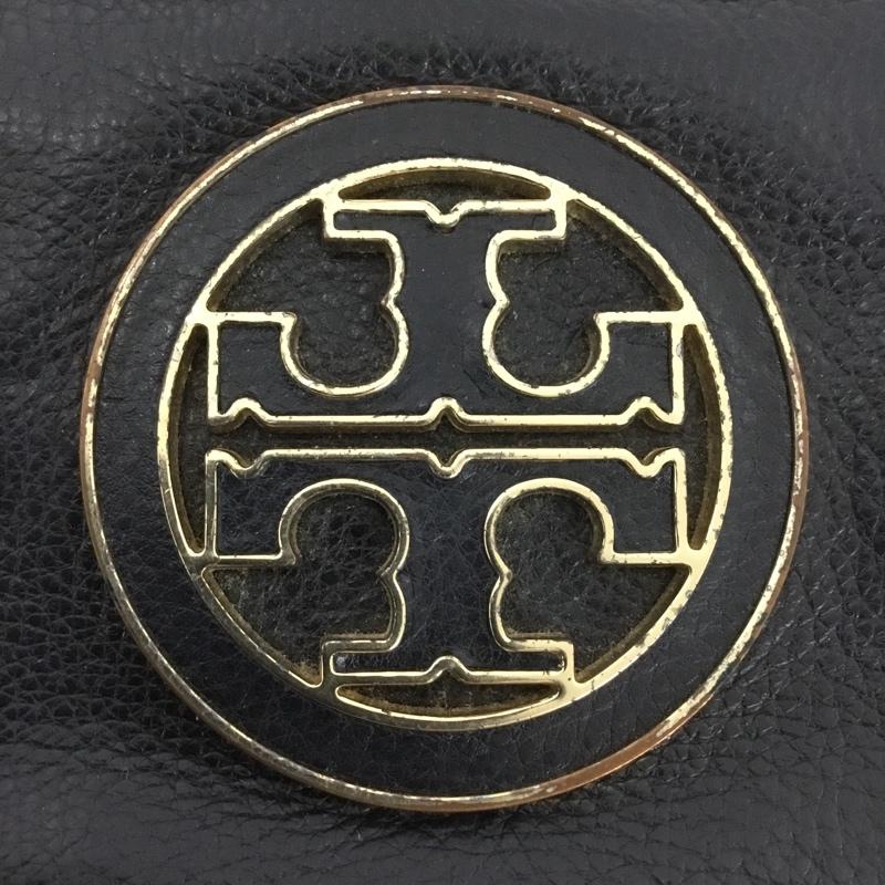 トリーバーチ TORY BURCH 財布 長財布 ラウンドファスナー ワンポイント 黒 / ブラック /  レディース USED 古着 中古 10150467