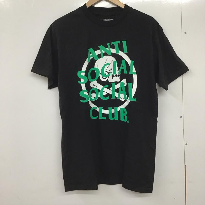 ネイバーフッド NEIGHBORHOOD Tシャツ 半袖 半袖カットソー プリントTシャツ クルーネックカットソー antisocialsocialclub M プリント 黒 / ブラック /  メンズ USED 古着 中古 10132887
