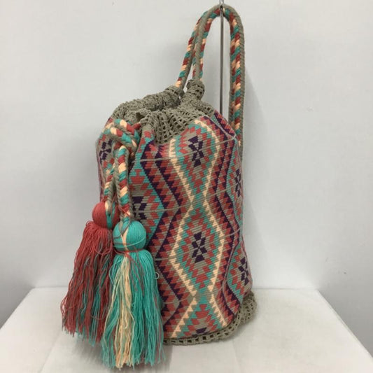 チラバッグス CHILA BAGS ショルダーバッグ ショルダーバッグ タッセル 総柄 マルチカラー / マルチカラー /  レディース USED 古着 中古 10142195