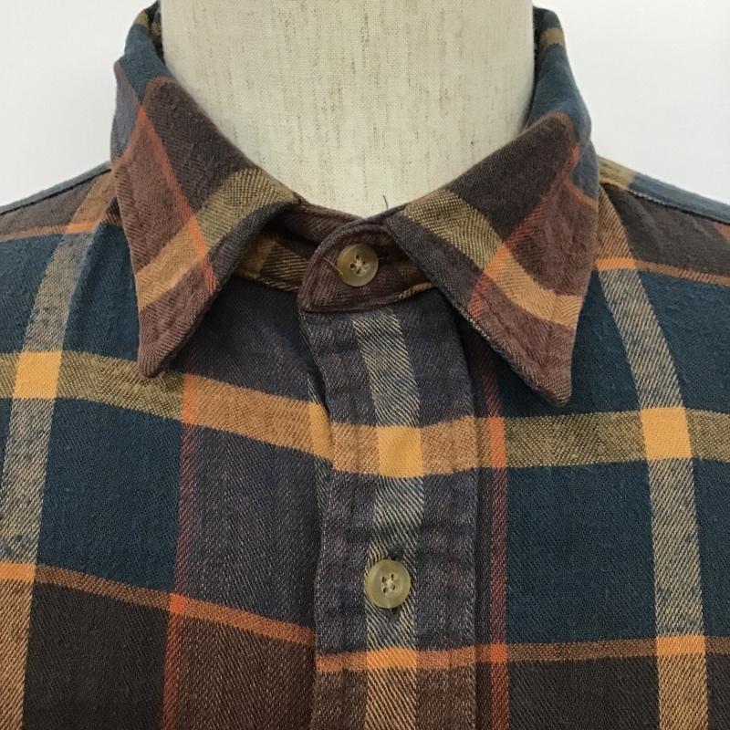 エルエルビーン L.L.Bean シャツ、ブラウス 長袖 チェックシャツ L チェック マルチカラー / マルチカラー /  メンズ USED 古着 中古 10106090