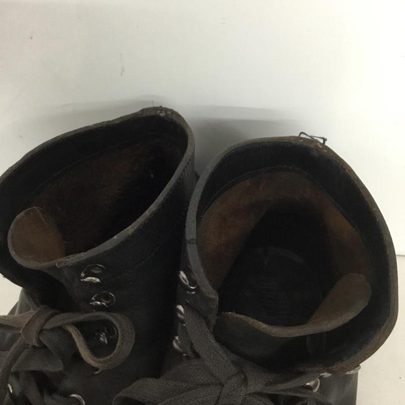 ウルウ゛ァリン WOLVERINE ブーツ ショートブーツ 1000MILE BOOTS レースアップ 無地 黒 / ブラック /  メンズ USED 古着 中古 10142085