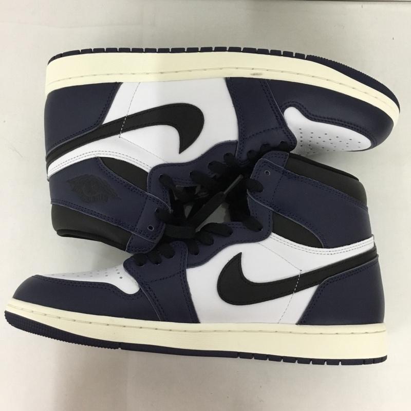 ナイキ NIKE スニーカー スニーカー DZ5485-401 AIR JORDAN 1 RETRO HIGH 28cm 箱有 28.0cm ロゴ、文字 白 / ホワイト / X 紺 / ネイビー / X 黒 / ブラック /  メンズ USED 古着 中古 10129907